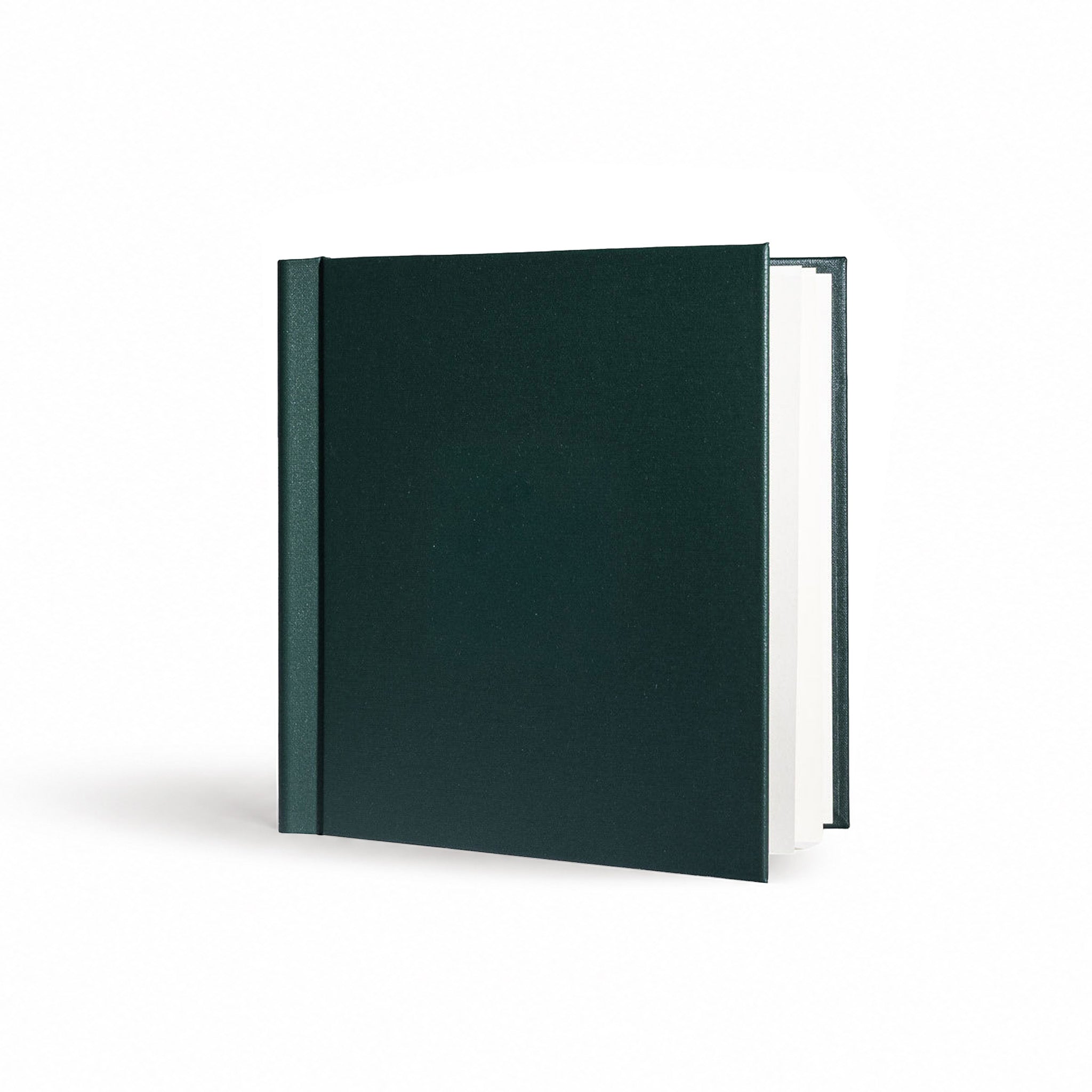 Speisekarte aus Buchleinen in der Farbe grün im Format A4 kurz