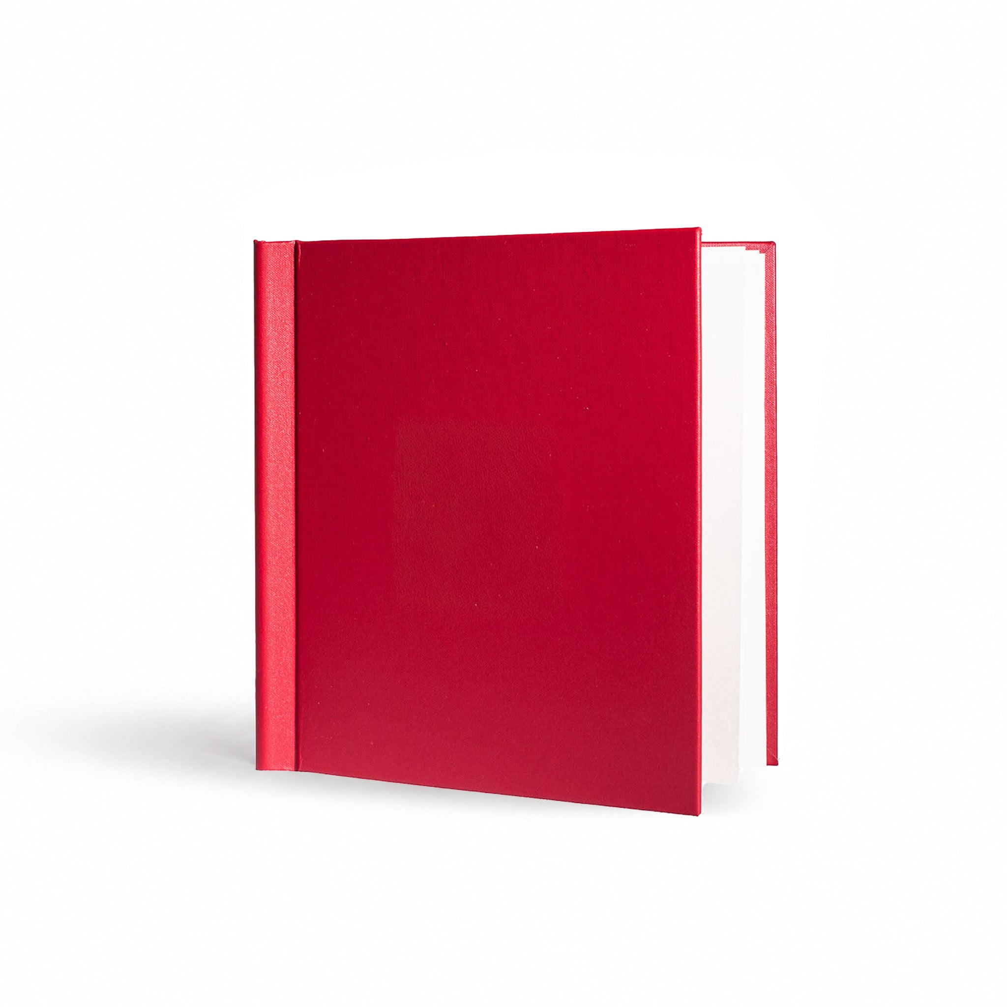 Speisekarte aus Buchleinen in der Farbe rot im Format A4 kurz