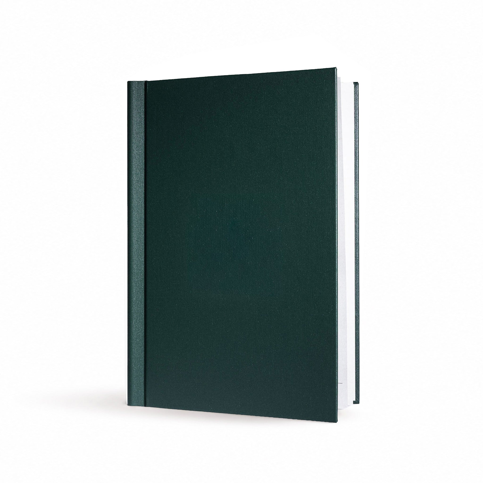 Speisekarte aus Buchleinen in der Farbe grün im Format A4
