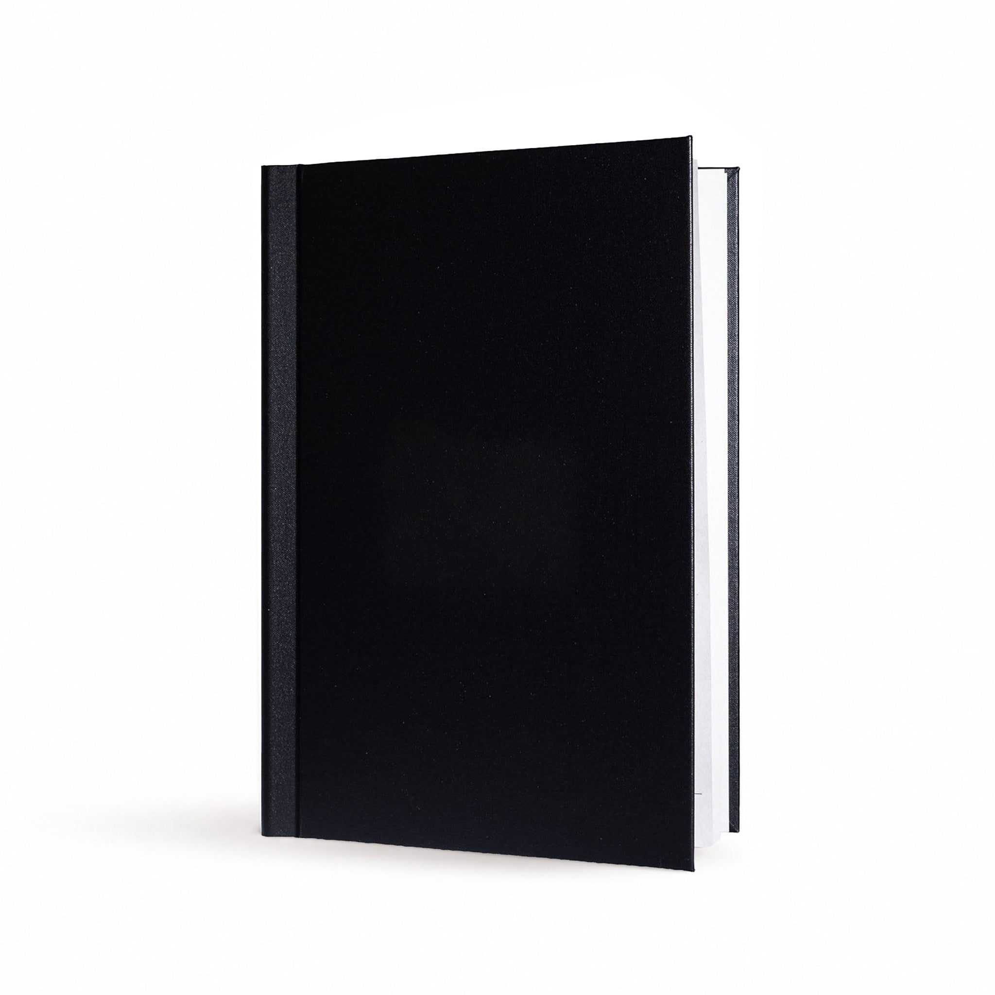 Speisekarte aus Buchleinen in der Farbe schwarz im Format A4