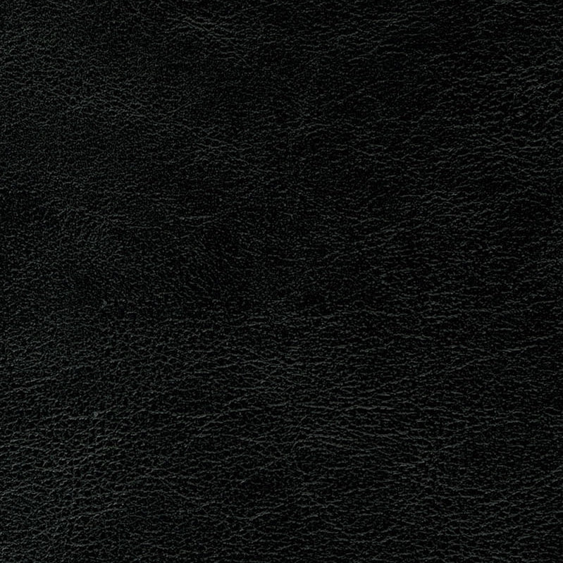 Detailansicht des Materials aus recyceltem Leder in der Farbe Schwarz